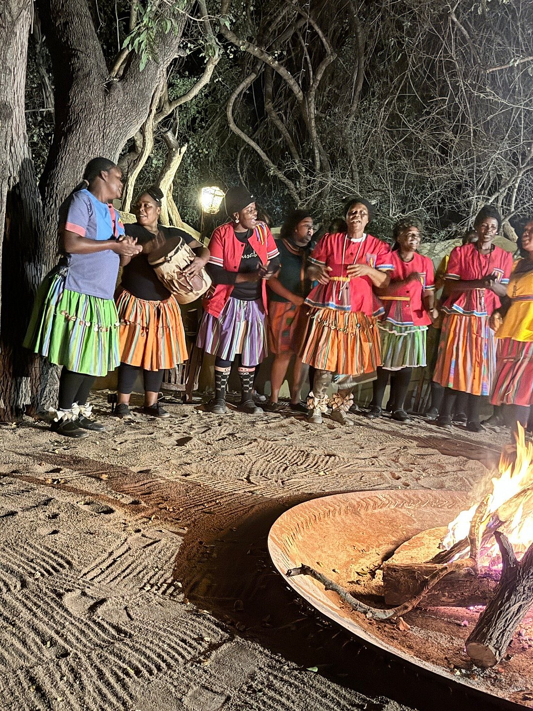 One of our guests from America enjoying a visit to Cape Town and Namibia staying at Ulusaba