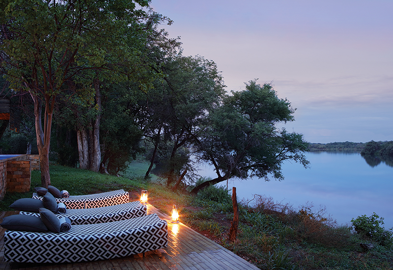 River views at Matetsi River Lodge